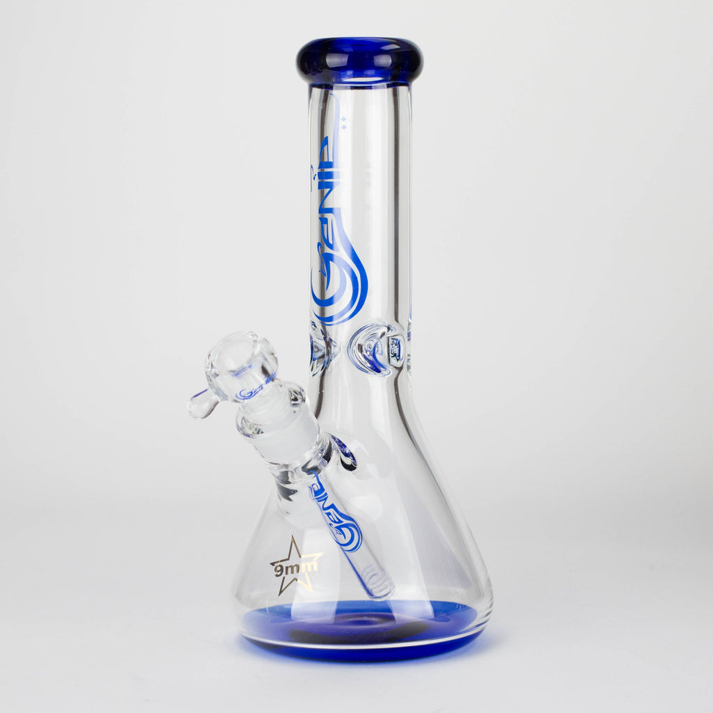 Genie | 12" Classic Beaker Bong – 9 mm Thick Clear Glass ( F7-001 )