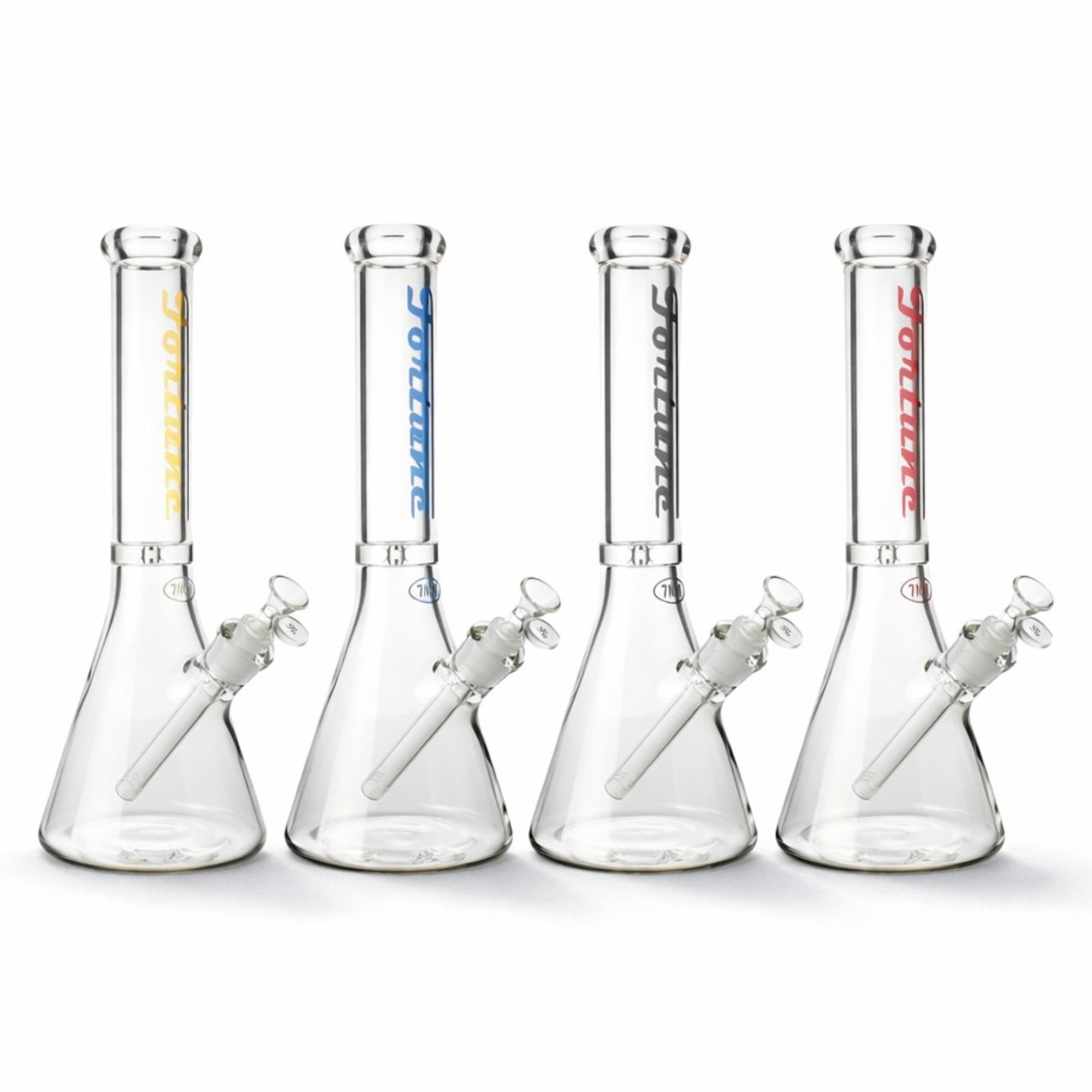 Fortune | 14" Beaker 7mm Glass Bong Disk Catcher
