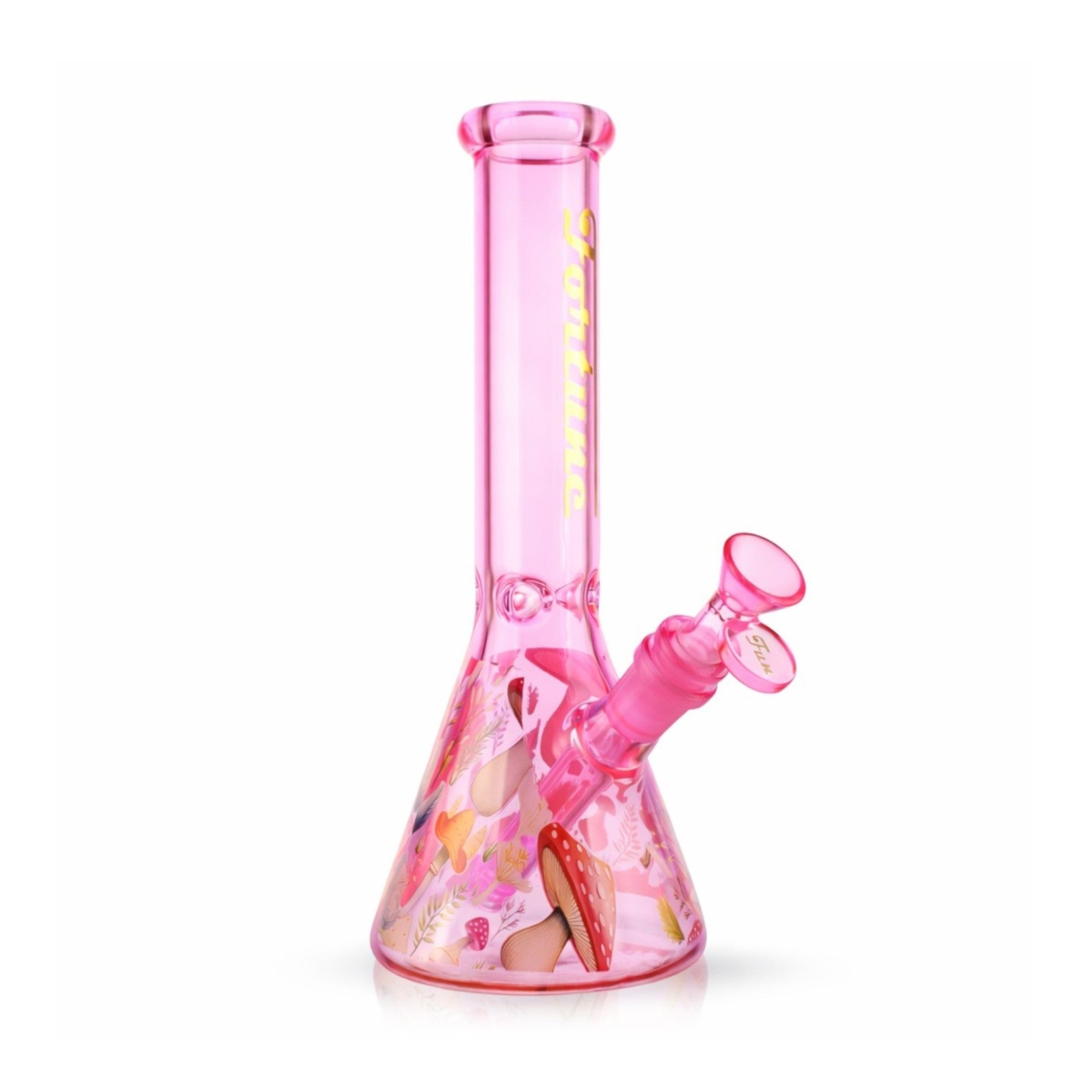 Fortune | 10" Colored 5mm Mushroom Beaker