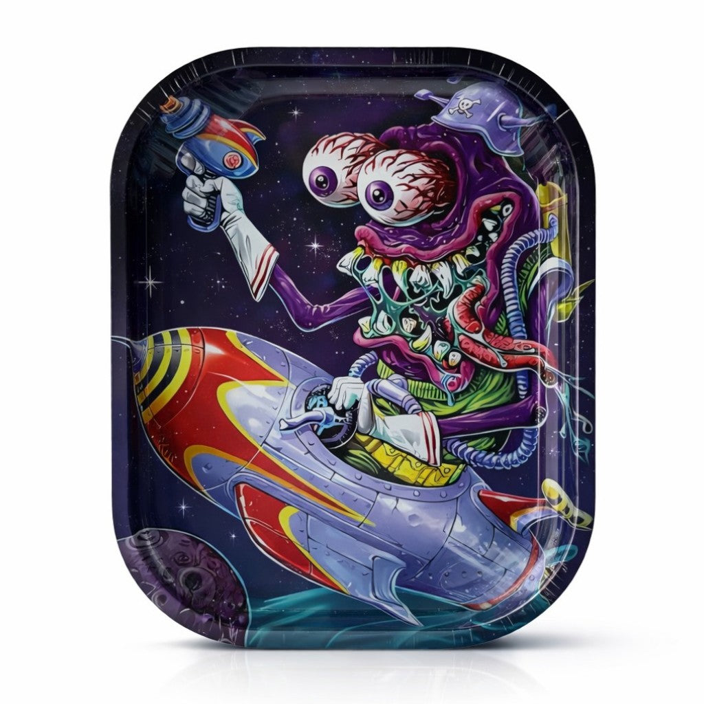 Retro Sci-Fi Alien Carrying Case