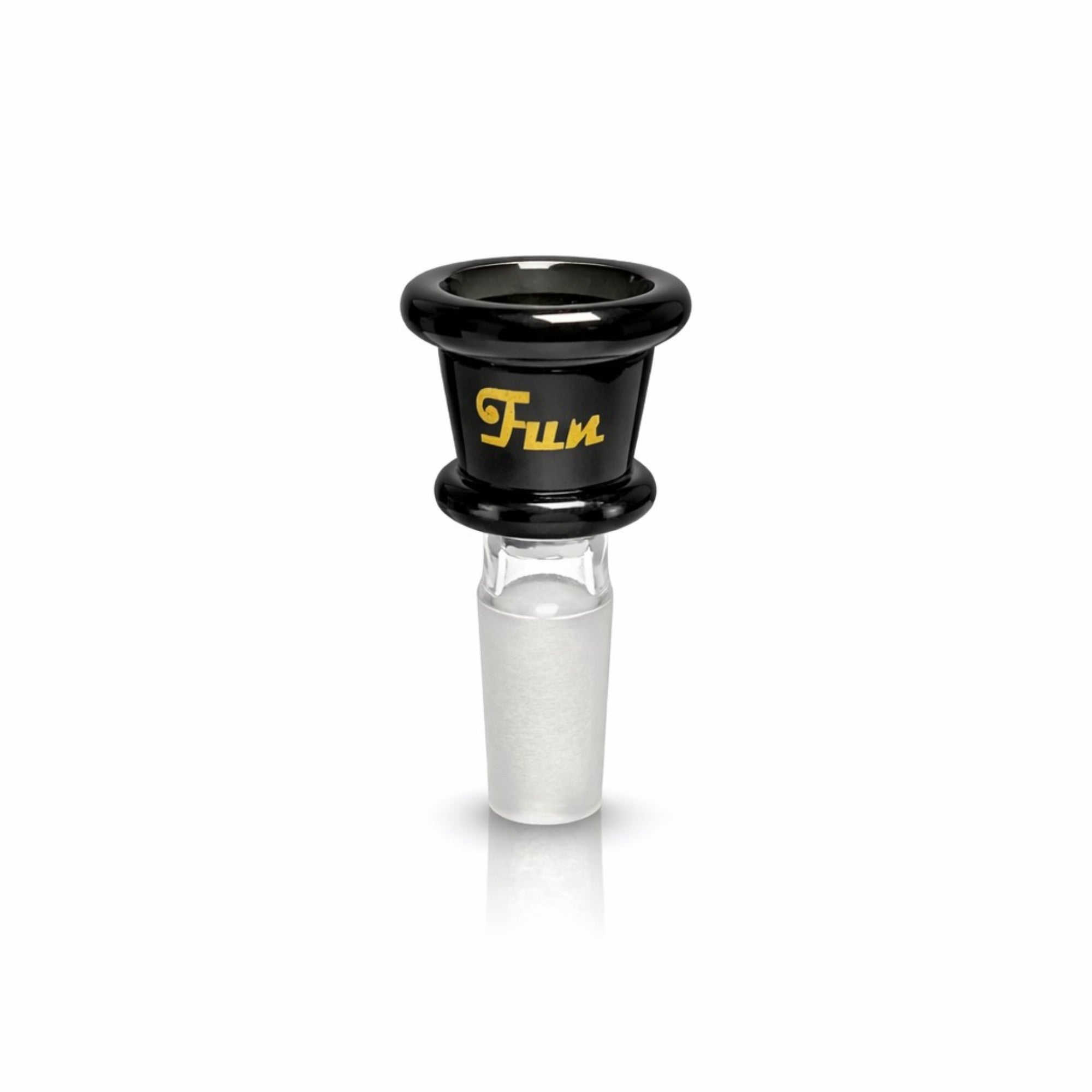 Fortune | Gold Logo 14mm Heavy Duty Glass Bowl Piece