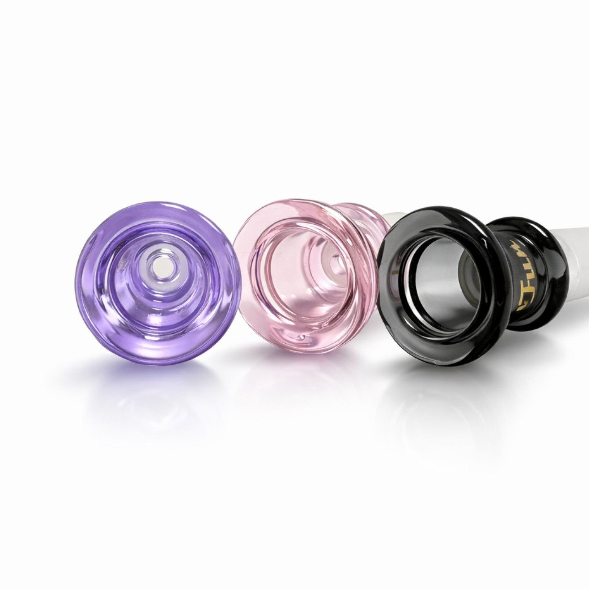 Fortune | Gold Logo 14mm Heavy Duty Glass Bowl Piece
