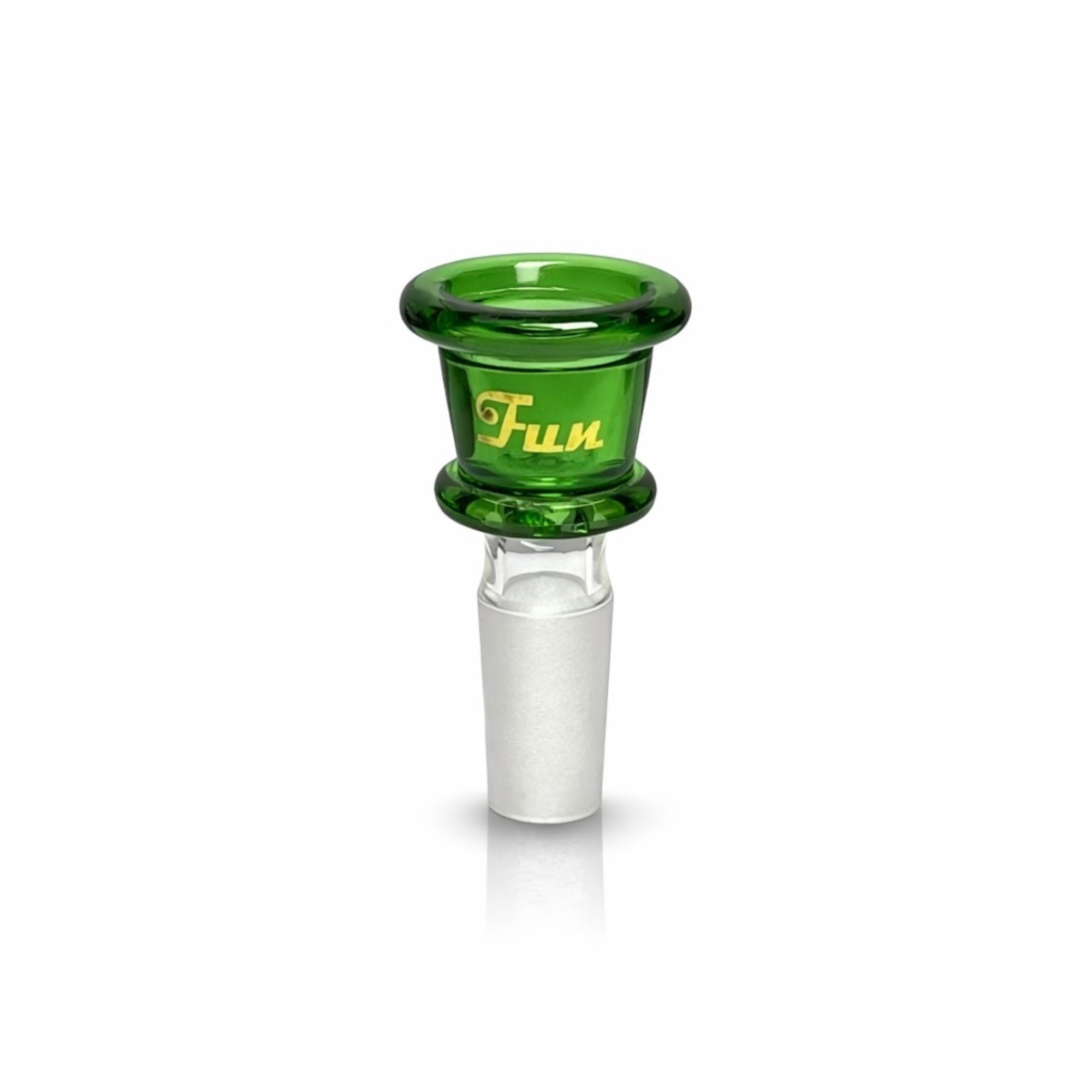Fortune | Gold Logo 14mm Heavy Duty Glass Bowl Piece