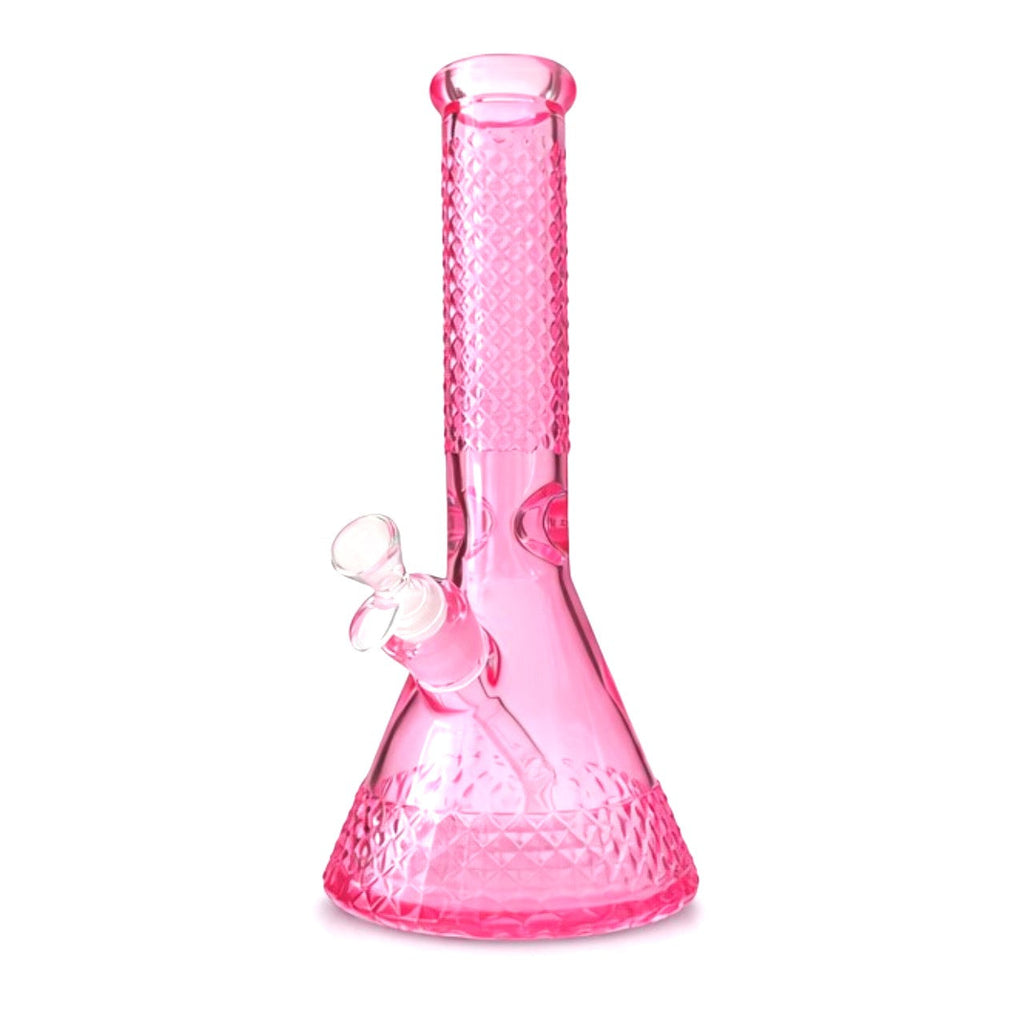 12.5” Diamond Beaker Bong – 7mm Thick Glass w/ Gift Box