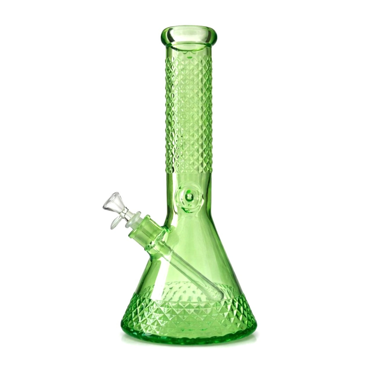 12.5” Diamond Beaker Bong – 7mm Thick Glass w/ Gift Box