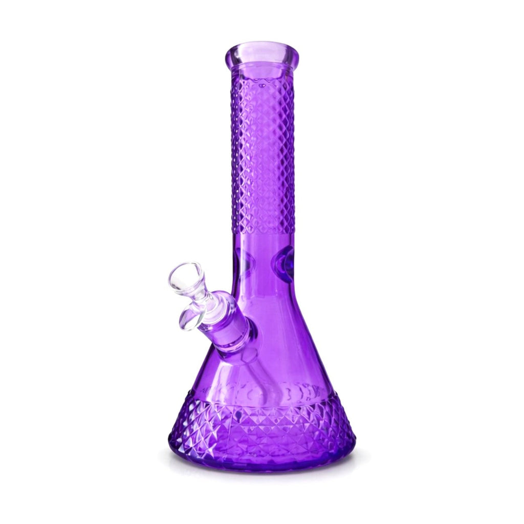 12.5” Diamond Beaker Bong – 7mm Thick Glass w/ Gift Box