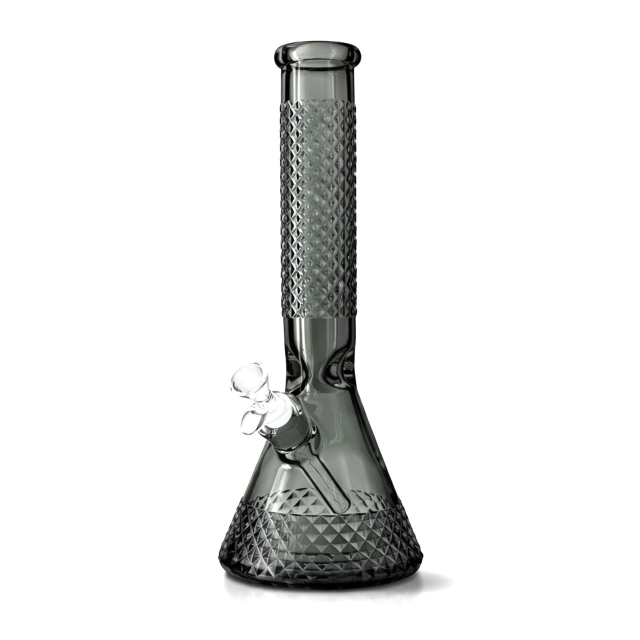12.5” Diamond Beaker Bong – 7mm Thick Glass w/ Gift Box