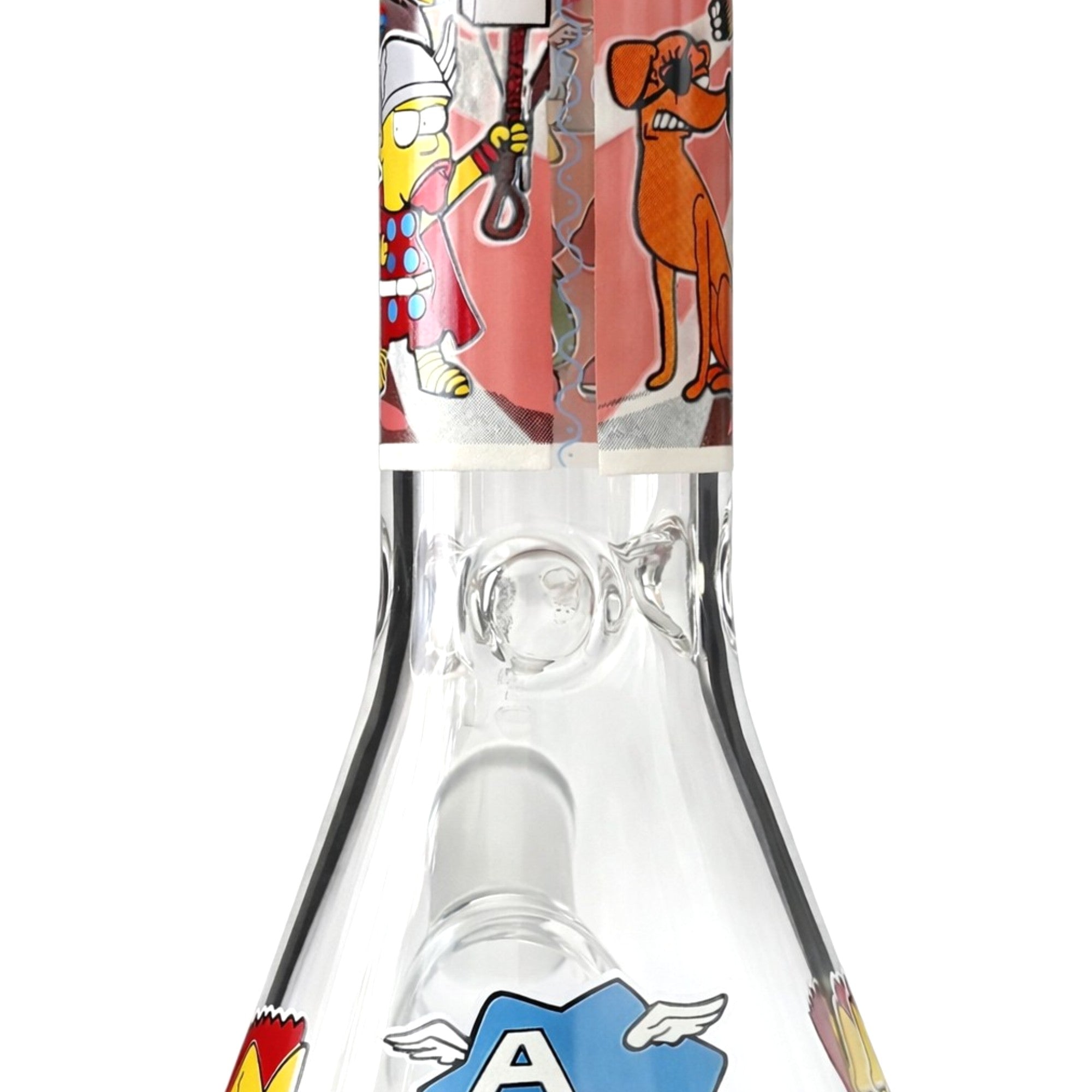 Chaos Collage 10” Graphic Beaker Bong