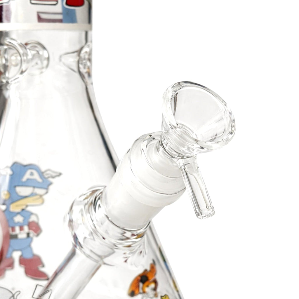 Chaos Collage 10” Graphic Beaker Bong