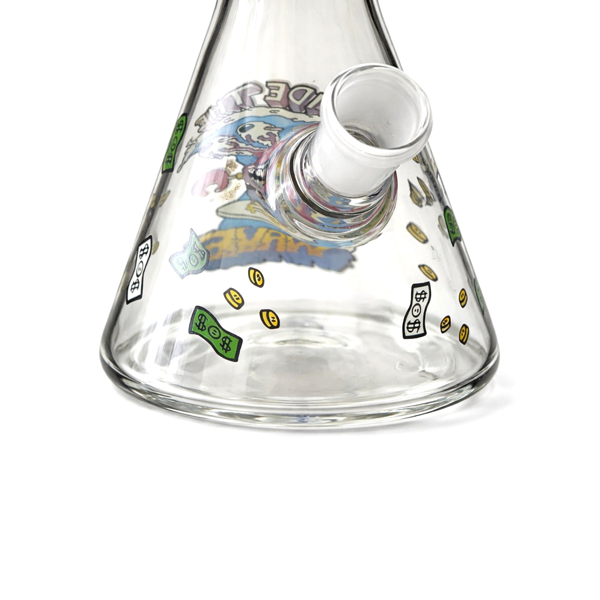 Chaos Collage 10” Graphic Beaker Bong