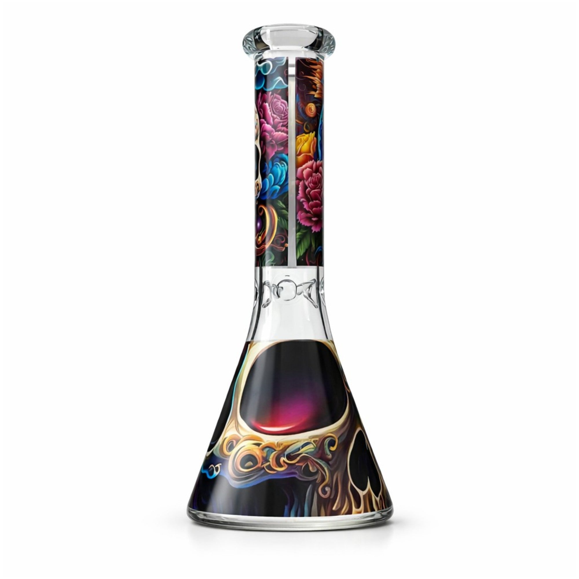 Vibe Series 10” Graphic Beaker Bong
