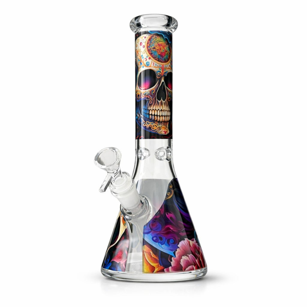 Vibe Series 10” Graphic Beaker Bong