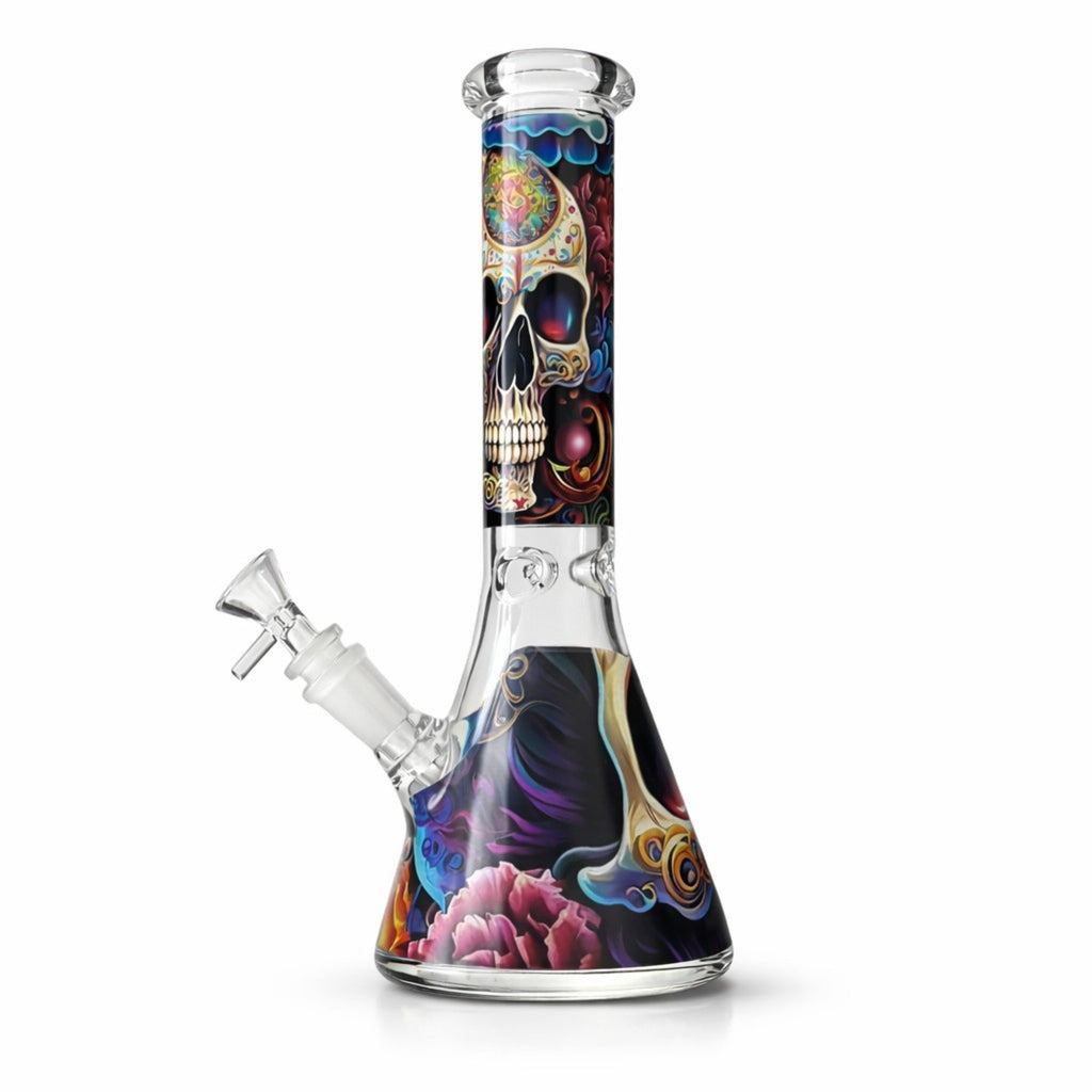 Vibe Series 10” Graphic Beaker Bong