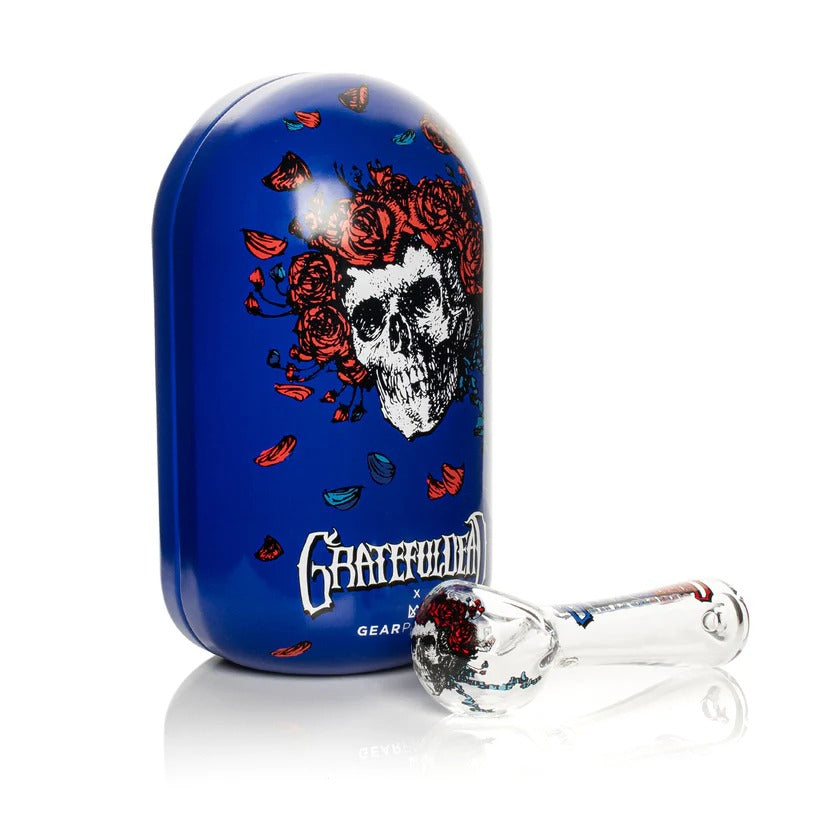 Grateful Dead x GEAR Premium® | 4.5" Bertha Spoon Hand Pipe In Collectible Tin
