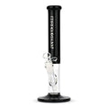 Red Eye Glass® | 11.5" Tall Black Frontside Straight Tube