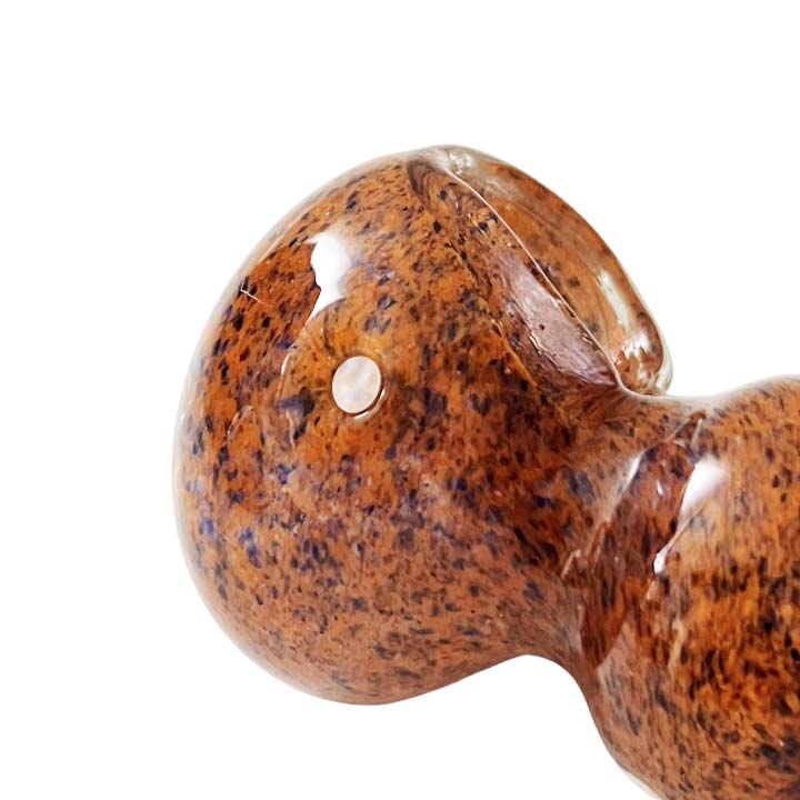 4-1/2" Sunstone Pebble Glass Pipe-Assorted Colours-2CT