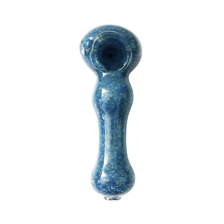 4-1/2" Sunstone Pebble Glass Pipe-Assorted Colours-2CT