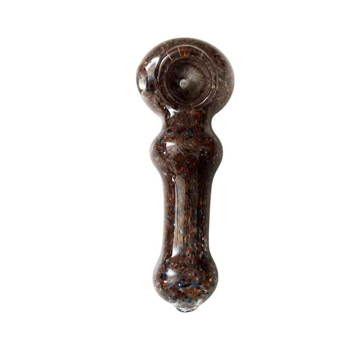 4-1/2" Sunstone Pebble Glass Pipe-Assorted Colours-2CT