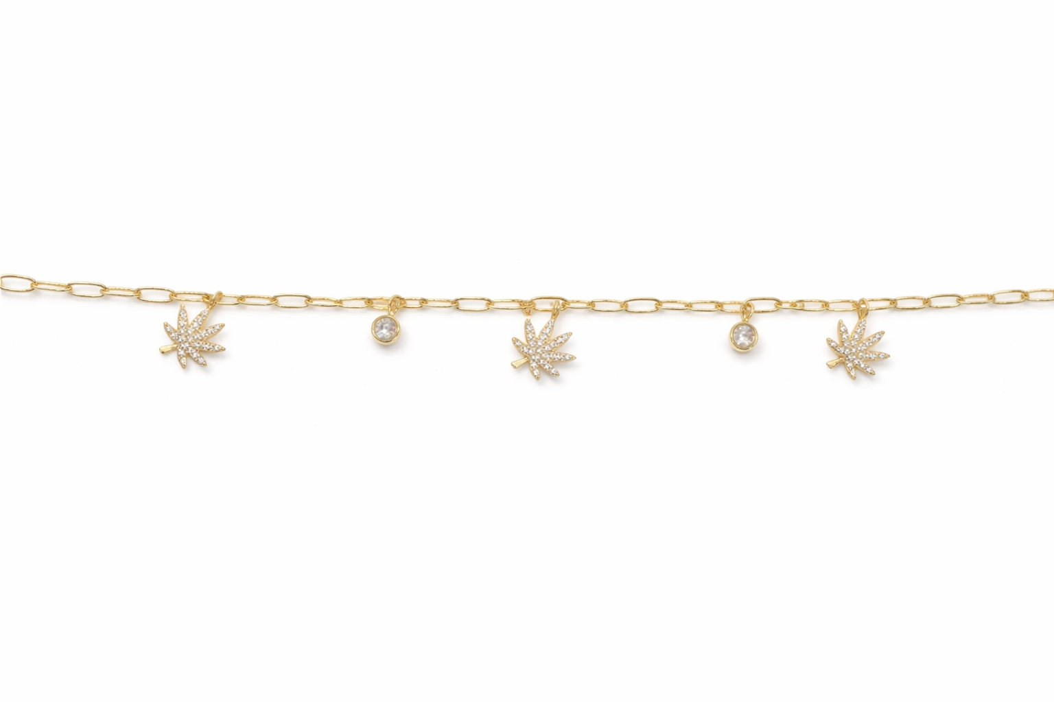 18K GOLD CHARMED BRACELET