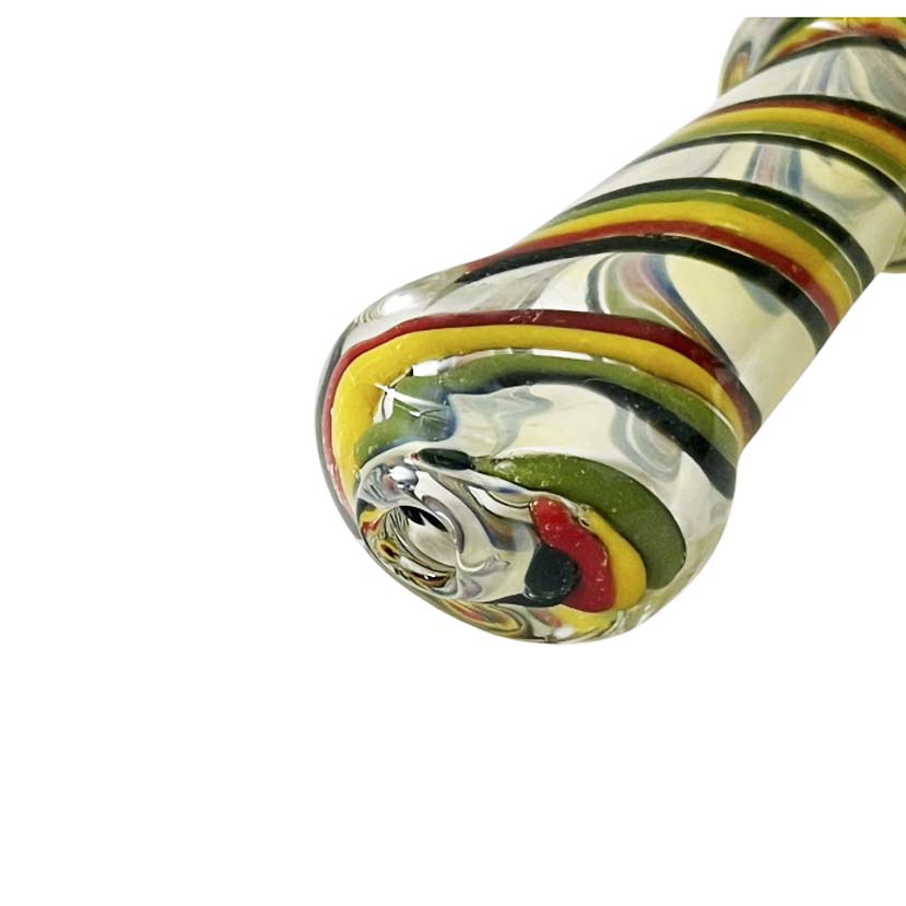 4-1/2" Candy Glass Wand Design Pipe -2ct