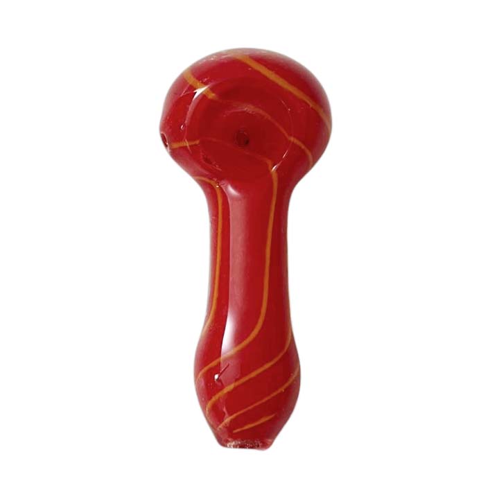 Inside-Out Havey Duty 3.5" Glass Pipe-Assorted Design-2CT