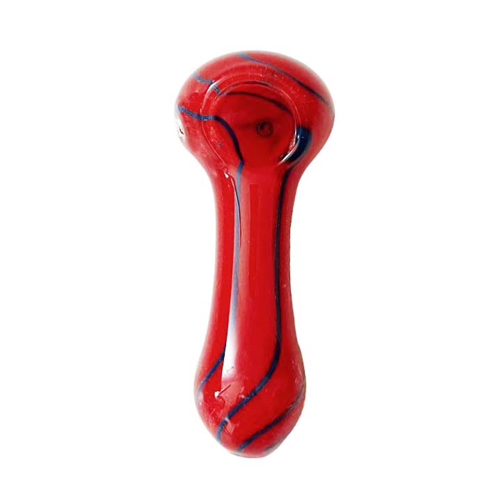 Inside-Out Havey Duty 3.5" Glass Pipe-Assorted Design-2CT