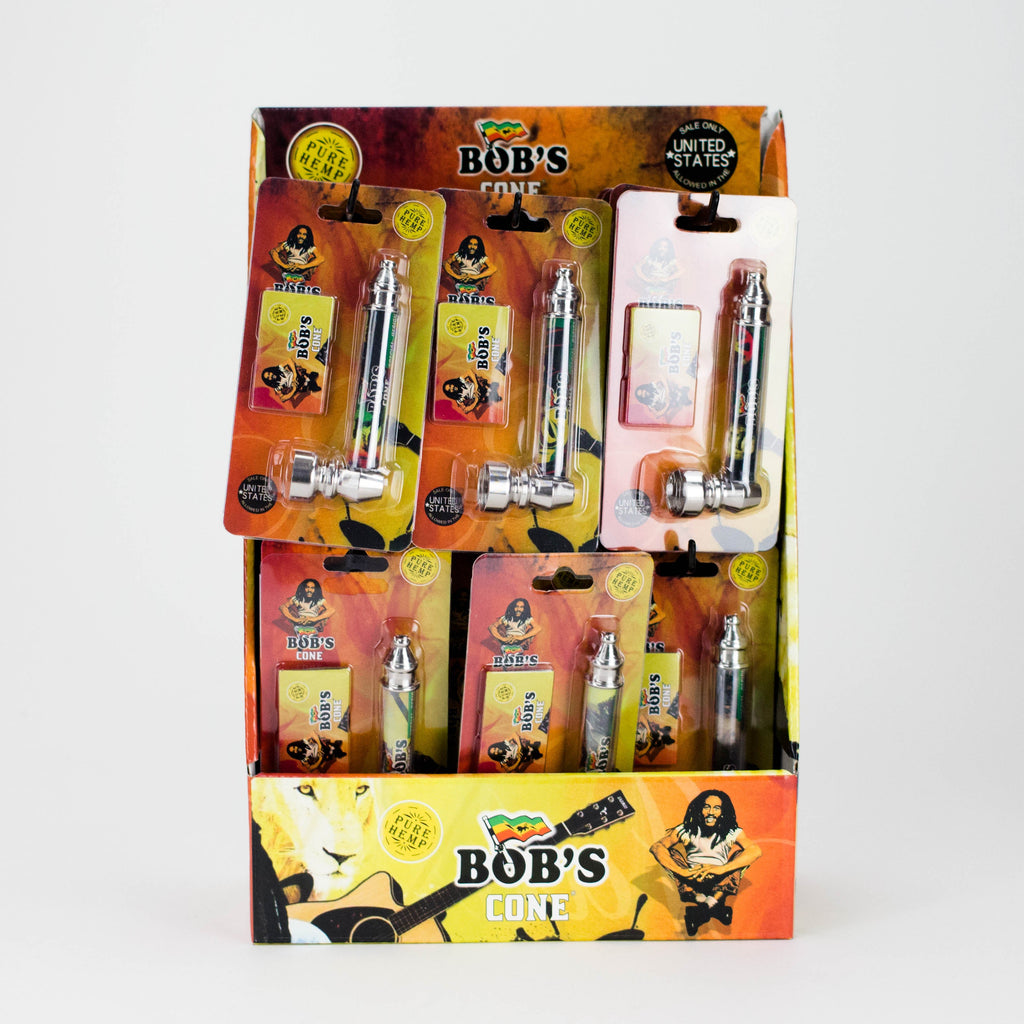 Metal Pipe with Silver Screen – Blister Pack Display / 24 Pack