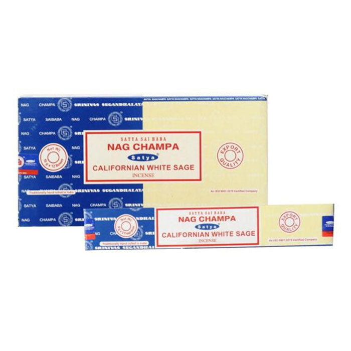 Satya | Nag Champa 16G Incense Display of 12