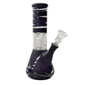 8” Color Spiral Beaker Bong – Built-In Perc