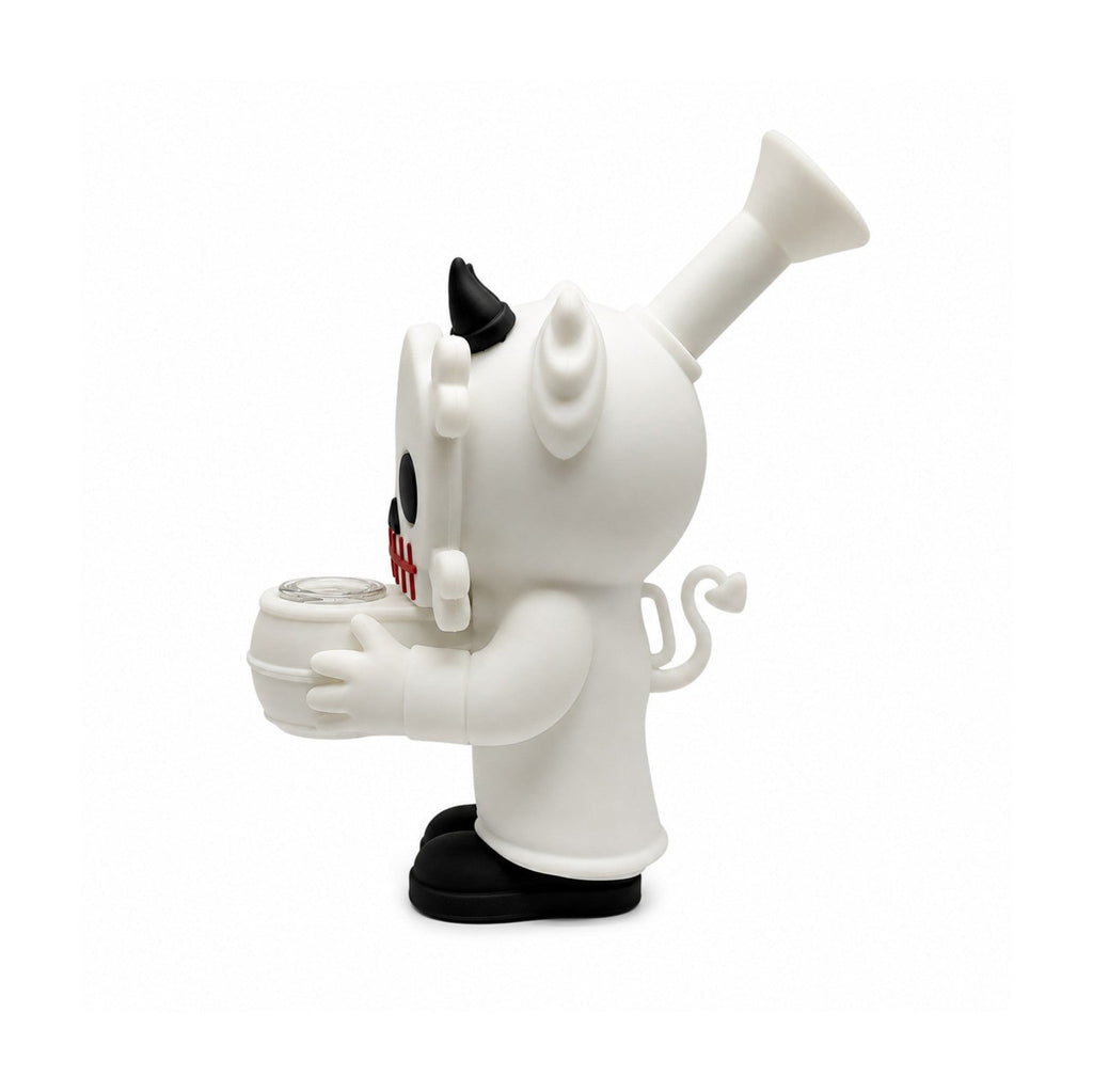 6" Devil Skull Silicone Water Pipe