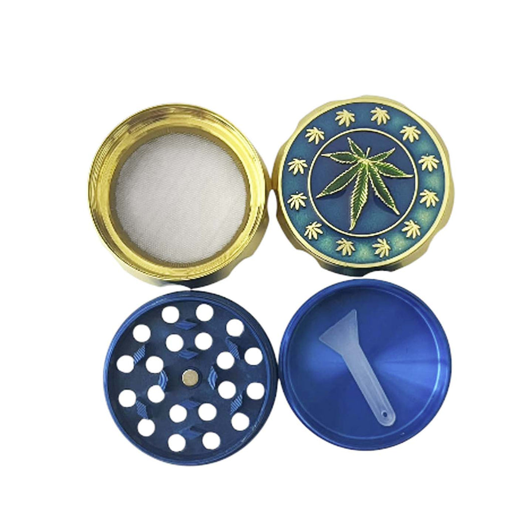 Royal Leaf 42*32mm  4 Parts  Zinc Grinder-12 Pcs/Display