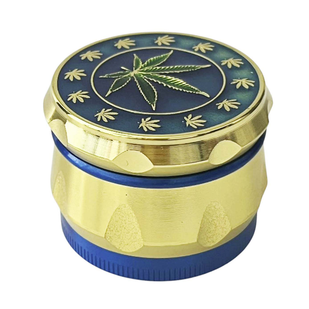 Royal Leaf 42*32mm  4 Parts  Zinc Grinder-12 Pcs/Display