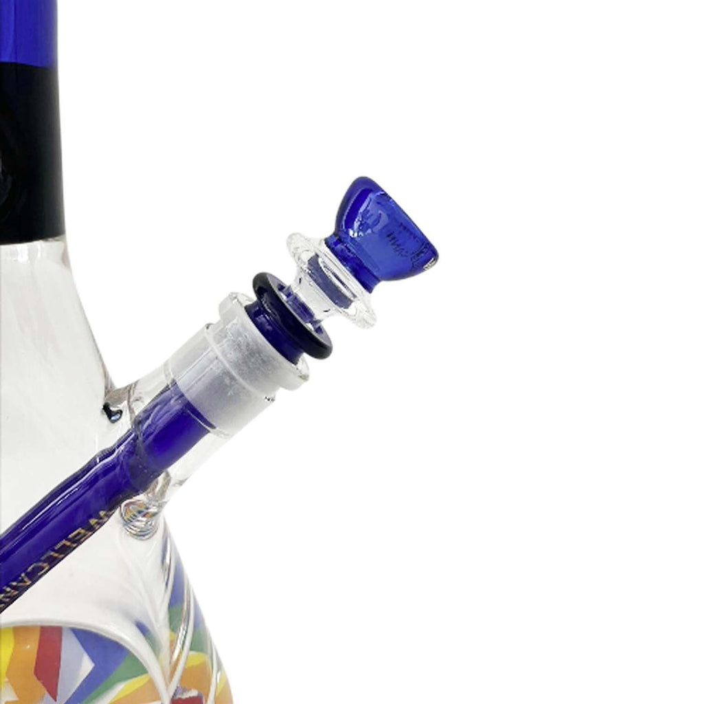 Wellcann 17" Prism Base Beaker Bong