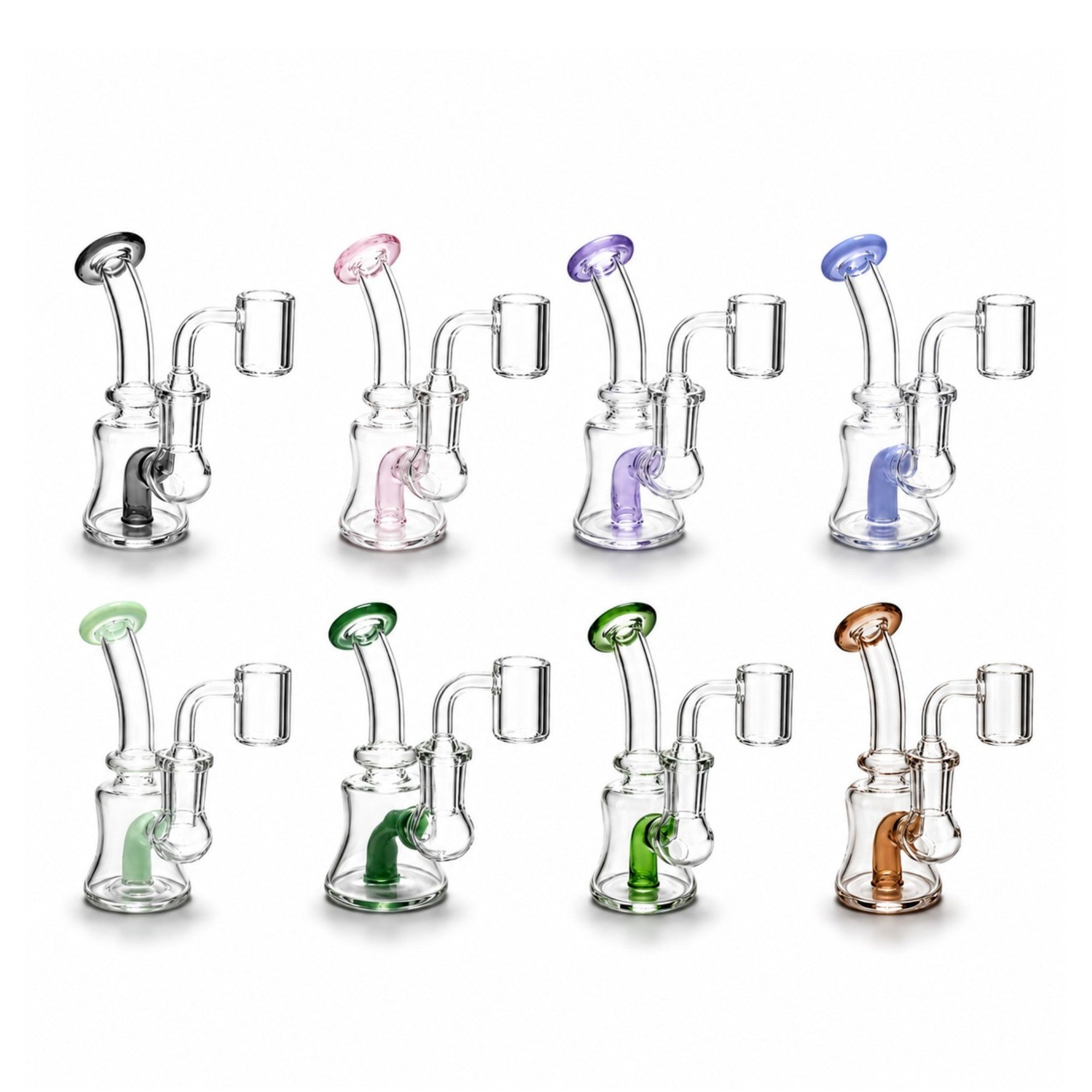 5" Mini Bell Perc Dab Rig Set