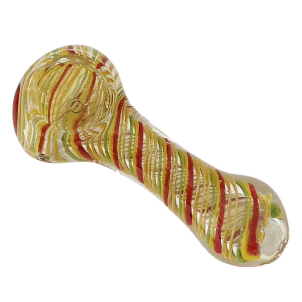 3-1/2" PrismFlow Heavy Glass Pipe-Assorted-2CT