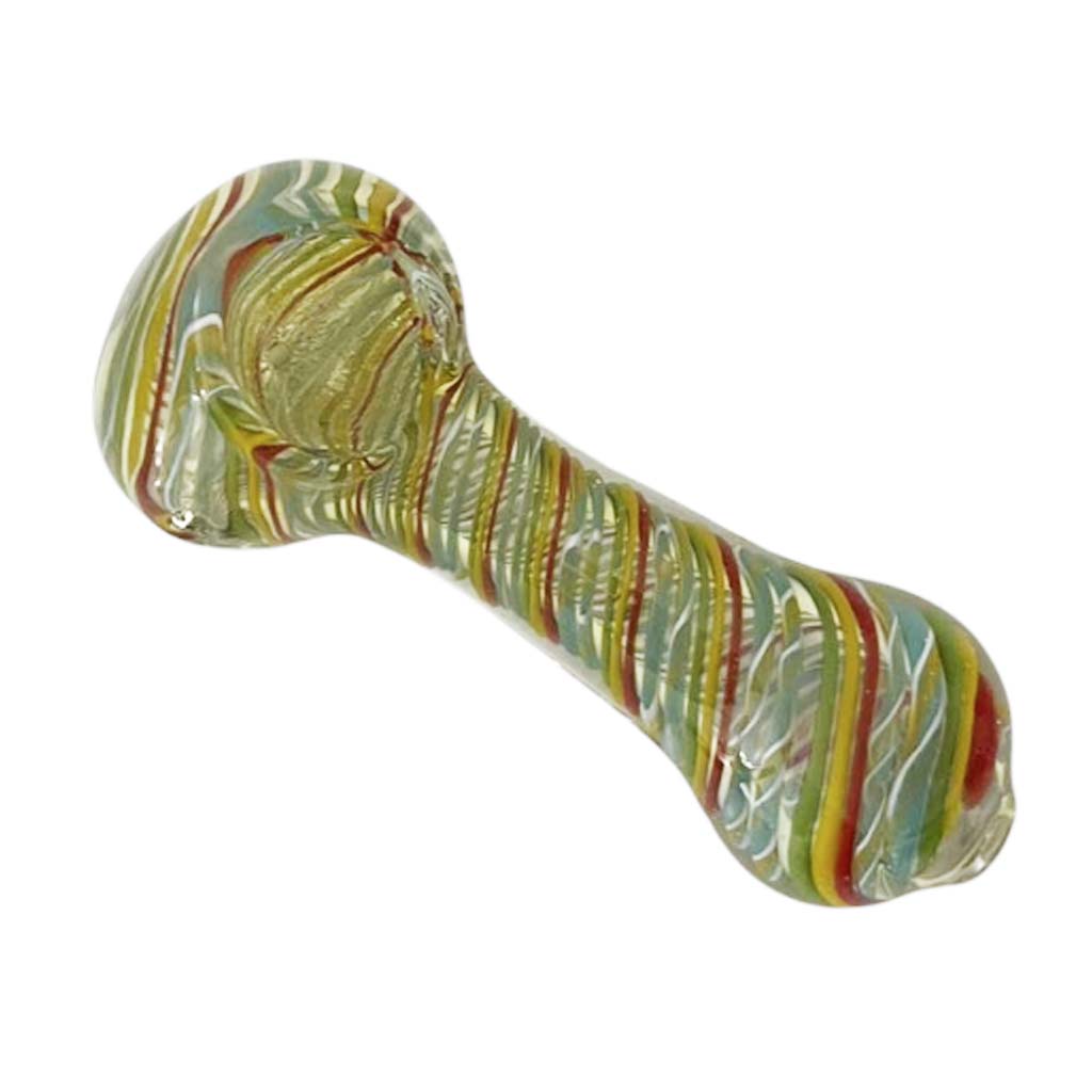 3-1/2" PrismFlow Heavy Glass Pipe-Assorted-2CT