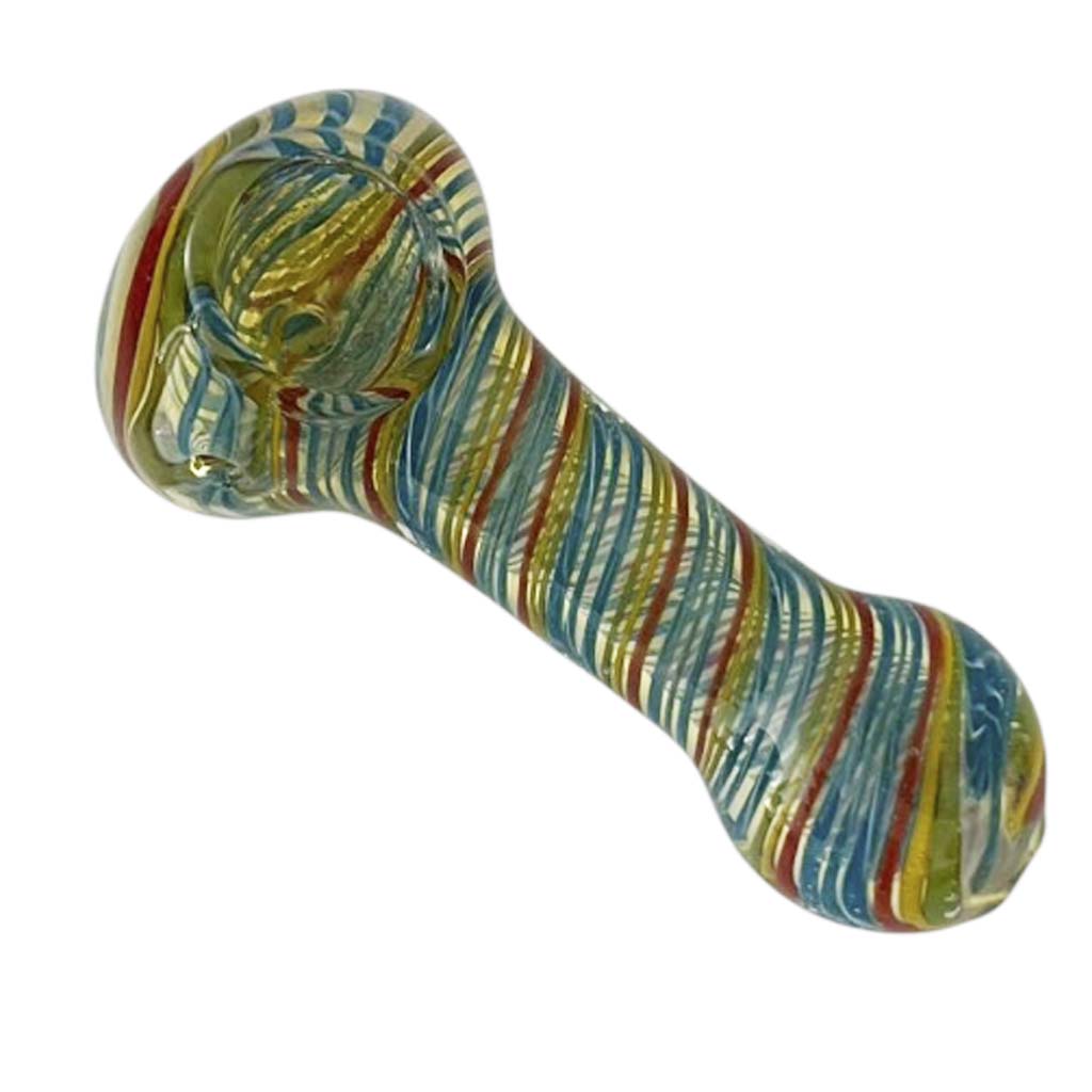 3-1/2" PrismFlow Heavy Glass Pipe-Assorted-2CT