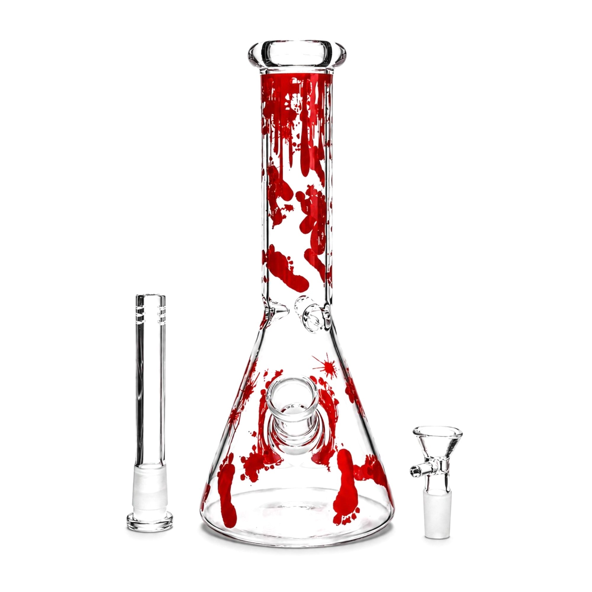 10" Blood Splatter Beaker Bong