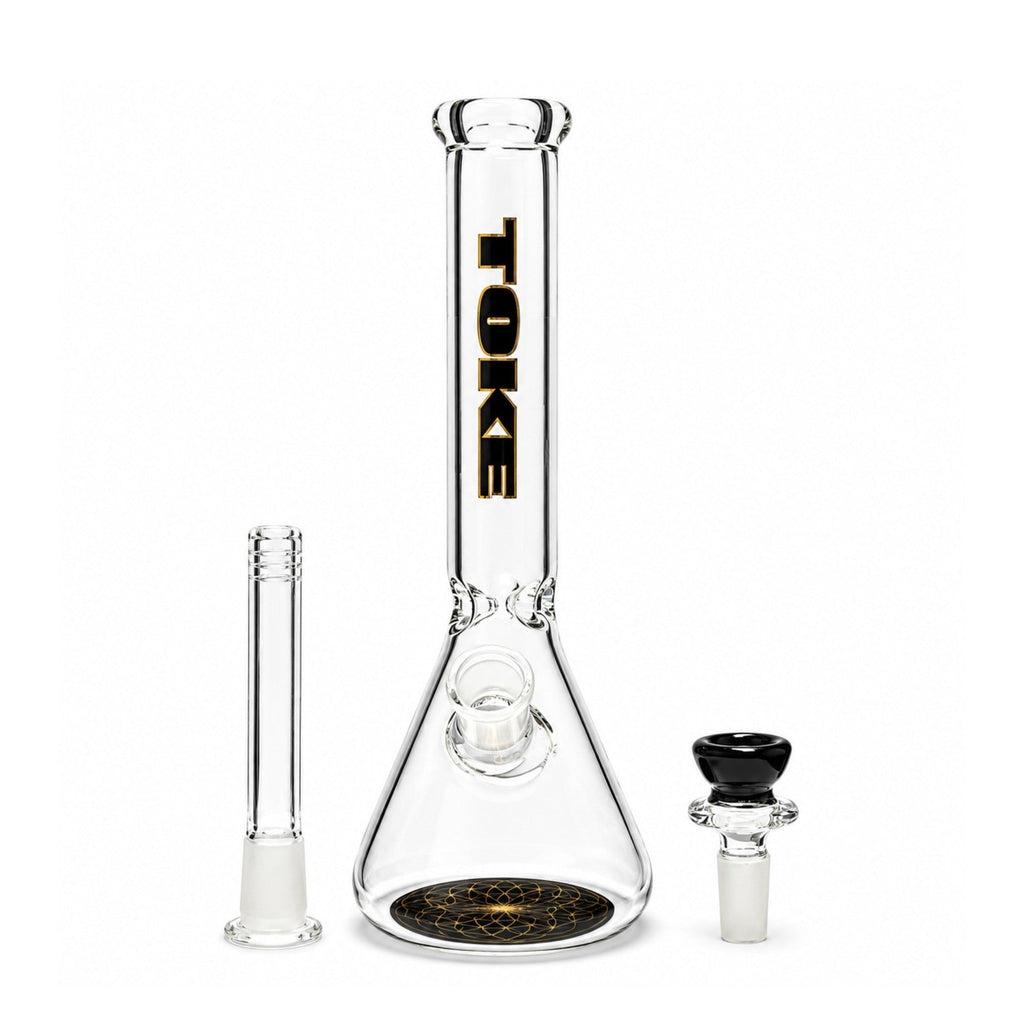 10" TOKE Beaker Bong