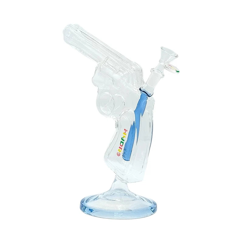 9" Revolver-Shaped Glass Water Pipe (MST153)
