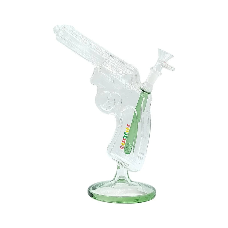 9" Revolver-Shaped Glass Water Pipe (MST153)