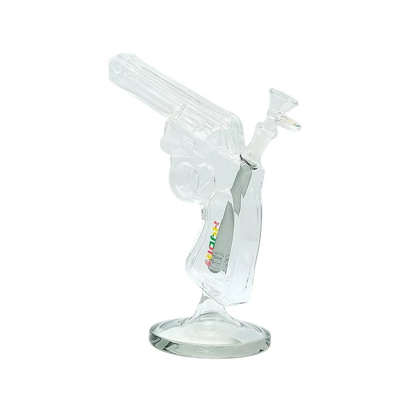 9" Revolver-Shaped Glass Water Pipe (MST153)