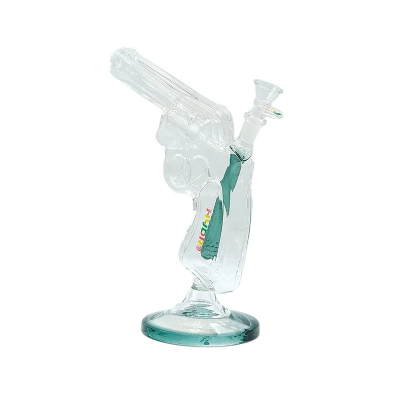9" Revolver-Shaped Glass Water Pipe (MST153)
