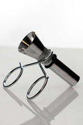 Metal bowl slide with clip