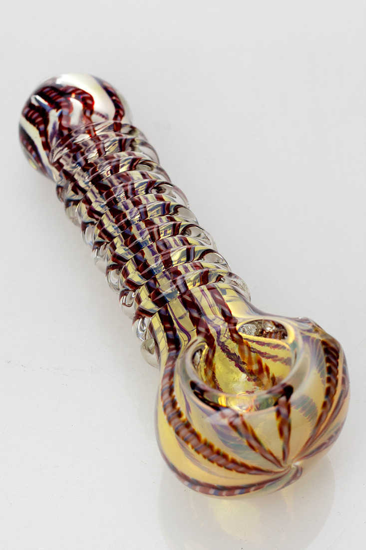 Soft glass hand pipe - ISP361
