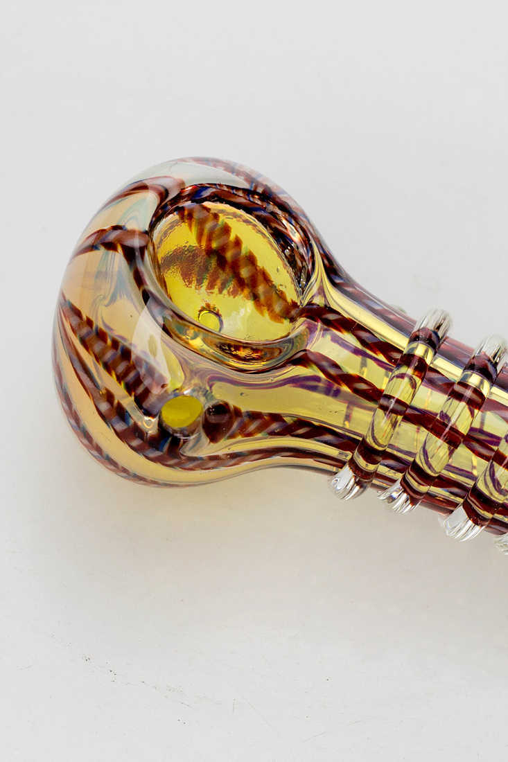 Soft glass hand pipe - ISP361
