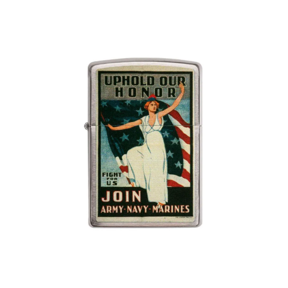 Zippo 29599 Army Navy Marines Vintage PO
