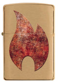 Zippo 29878 Rusty Flame Design