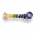 5.5" Fumed Twisted Glass Sherlock Pipe