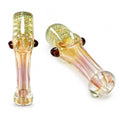 5" Fumed Swirl Glass Spoon Pipe